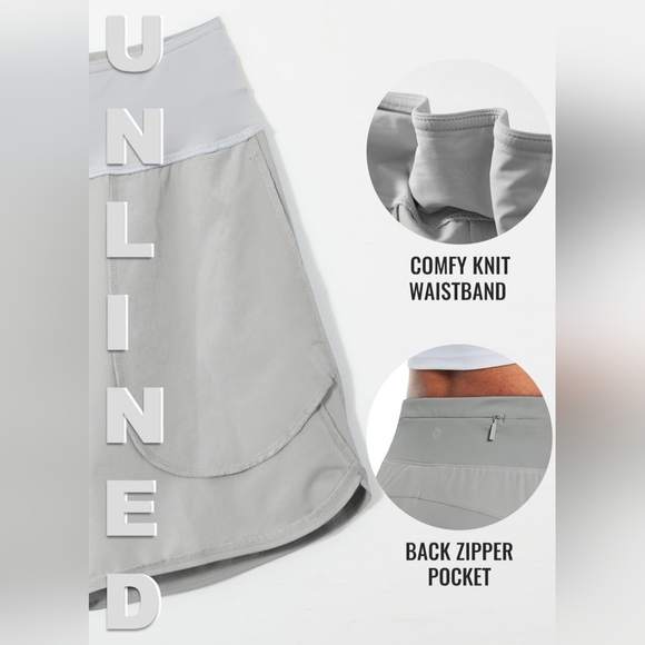 Baleaf Women's 5 Inch Athletic Shorts Size Small, Gray - Picture 2 of 3